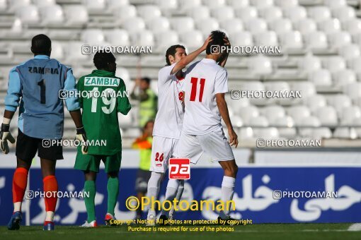 2145436, Tehran, Iran, International friendly match، Iran 3 - 2 Zambia on 2008/05/25 at Azadi Stadium