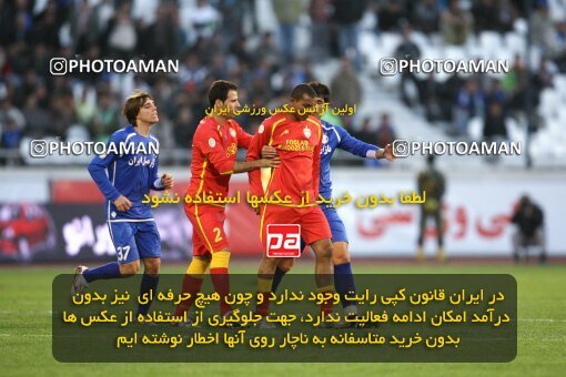 2057925, Tehran, Iran, لیگ برتر فوتبال ایران، Persian Gulf Cup، Week 15، First Leg، Esteghlal 0 v 1 Foulad Khouzestan on 2008/11/21 at Azadi Stadium