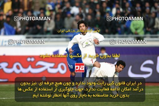2058198, Tehran, Iran, لیگ برتر فوتبال ایران، Persian Gulf Cup، Week 23، Second Leg، Esteghlal 2 v 1 Saba Qom on 2009/01/23 at Azadi Stadium