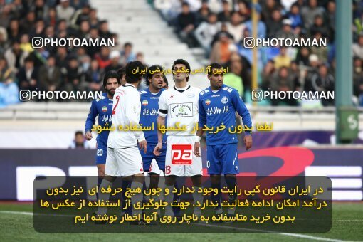 2058270, لیگ برتر فوتبال ایران، Persian Gulf Cup، Week 23، Second Leg، 2009/01/23، Tehran، Azadi Stadium، Esteghlal 2 - ۱ Saba Qom