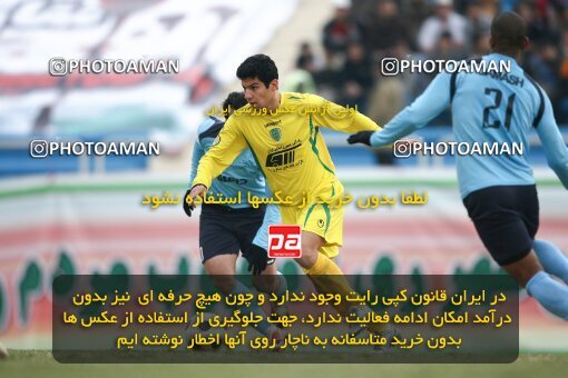 2058174, Tehran, Iran, لیگ برتر فوتبال ایران، Persian Gulf Cup، Week 24، Second Leg، Rah Ahan 1 v 0 Damash Gilan on 2009/01/30 at Ekbatan Stadium