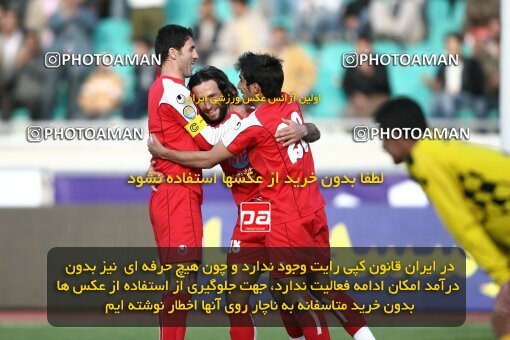 2059134, Tehran, Iran, لیگ برتر فوتبال ایران، Persian Gulf Cup، Week 30، Second Leg، 2009/03/03، Persepolis 1 - 2 Fajr-e Sepasi Shiraz