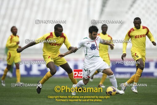 2228921, Tehran, Iran, International friendly match، Iran 1 - 0 Kenya on 2009/03/14 at Azadi Stadium