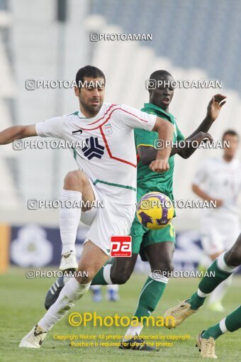 2229307, Tehran, Iran, International friendly match، Iran 1 - 1 Senegal on 2009/04/01 at Azadi Stadium