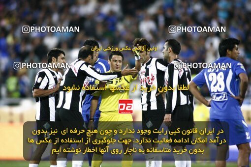 2153698, لیگ برتر فوتبال ایران، Persian Gulf Cup، Week 13، First Leg، 2009/10/23، Tehran، Azadi Stadium، Esteghlal 1 - ۱ Saba Qom