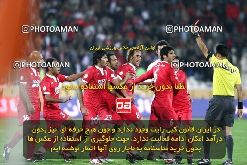 2153819, Tehran, Iran, لیگ برتر فوتبال ایران، Persian Gulf Cup، Week 15، First Leg، 2009/10/31، Steel Azin 2 - 1 Persepolis