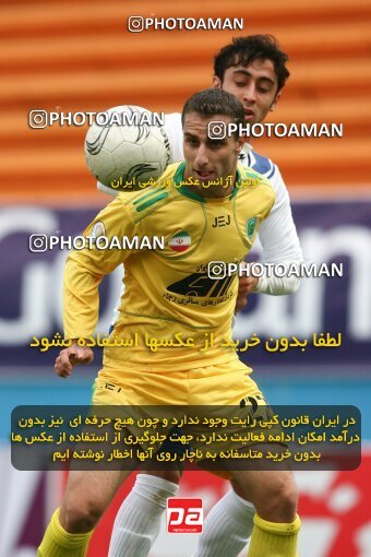 2174693, Tehran, Iran, لیگ برتر فوتبال ایران، Persian Gulf Cup، Week 19، Second Leg، 2009/12/10، Rah Ahan 1 - 2 Malvan Bandar Anzali