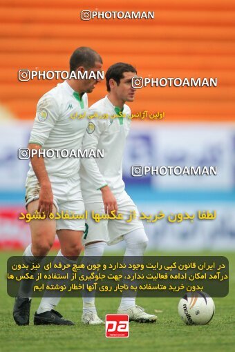 2164156, Tehran, Iran, لیگ برتر فوتبال ایران، Persian Gulf Cup، Week 20، Second Leg، 2009/12/17، Steel Azin 2 - 2 Zob Ahan Esfahan