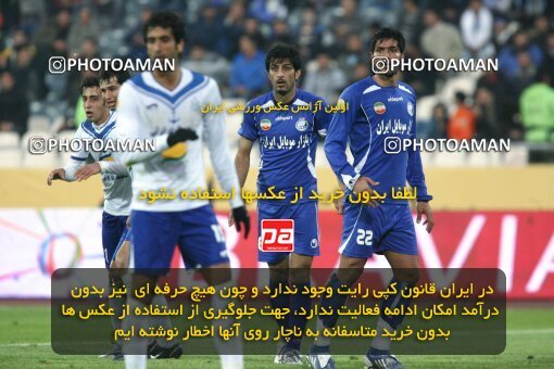 2164755, Tehran, Iran, لیگ برتر فوتبال ایران، Persian Gulf Cup، Week 21، Second Leg، 2009/12/22، Esteghlal 2 - 2 Malvan Bandar Anzali