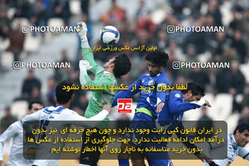 2176772, Tehran, Iran, لیگ برتر فوتبال ایران، Persian Gulf Cup، Week 21، Second Leg، 2009/12/22، Esteghlal 2 - 2 Malvan Bandar Anzali