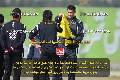 2191981, Tehran, Iran, لیگ برتر فوتبال ایران, Persepolis Football Team Training Session on 2010/01/19 at Karegaran Stadium