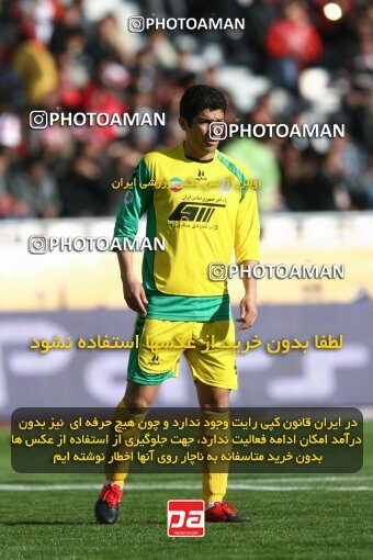 2192040, Tehran, Iran, لیگ برتر فوتبال ایران، Persian Gulf Cup، Week 24، Second Leg، 2010/01/22، Persepolis 1 - 0 Rah Ahan