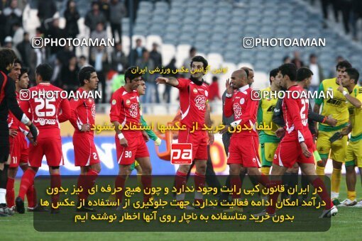 2192297, Tehran, Iran, لیگ برتر فوتبال ایران، Persian Gulf Cup، Week 24، Second Leg، 2010/01/22، Persepolis 1 - 0 Rah Ahan