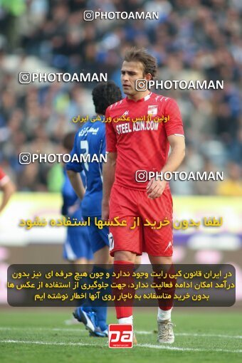 2192276, Tehran, Iran, لیگ برتر فوتبال ایران، Persian Gulf Cup، Week 24، Second Leg، 2010/01/23، Steel Azin 0 - 2 Esteghlal
