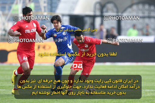 2195240, Tehran, Iran, لیگ برتر فوتبال ایران، Persian Gulf Cup، Week 24، Second Leg، 2010/01/23، Steel Azin 0 - 2 Esteghlal