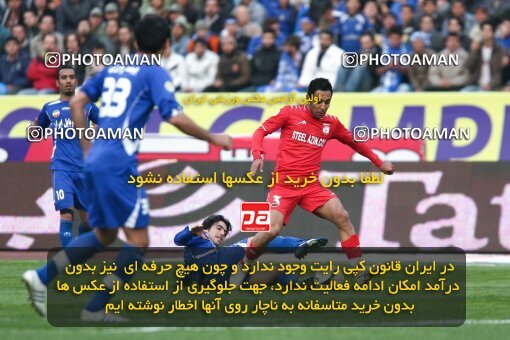 2195344, Tehran, Iran, لیگ برتر فوتبال ایران، Persian Gulf Cup، Week 24، Second Leg، 2010/01/23، Steel Azin 0 - 2 Esteghlal