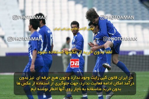 2195390, Tehran, Iran, لیگ برتر فوتبال ایران، Persian Gulf Cup، Week 24، Second Leg، 2010/01/23، Steel Azin 0 - 2 Esteghlal