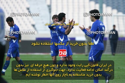 2195392, Tehran, Iran, لیگ برتر فوتبال ایران، Persian Gulf Cup، Week 24، Second Leg، 2010/01/23، Steel Azin 0 - 2 Esteghlal