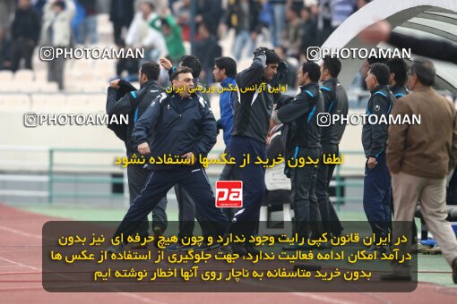 2195235, Tehran, Iran, لیگ برتر فوتبال ایران، Persian Gulf Cup، Week 24، Second Leg، 2010/01/23، Steel Azin 0 - 2 Esteghlal