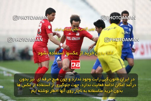 2195280, Tehran, Iran, لیگ برتر فوتبال ایران، Persian Gulf Cup، Week 24، Second Leg، 2010/01/23، Steel Azin 0 - 2 Esteghlal