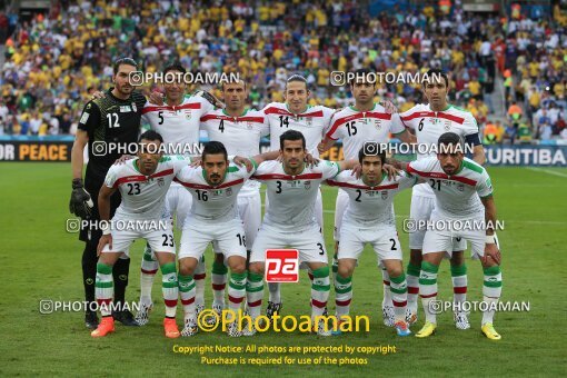 1927614, Curitiba, Brazil, 2014 FIFA World Cup, Group stage, Group F, Iran 0 v 0 Nigeia on 2014/06/16 at ورزشگاه بایکسادای