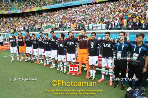 1927957, Salvador, Brazil, 2014 FIFA World Cup, Group stage, Group F, Bosnia 3 v 1 Iran on 2014/06/25 at Itaipava Fonte Nova Arena