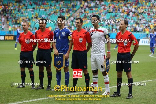 1927968, Salvador, Brazil, 2014 FIFA World Cup, Group stage, Group F, Bosnia 3 v 1 Iran on 2014/06/25 at Itaipava Fonte Nova Arena
