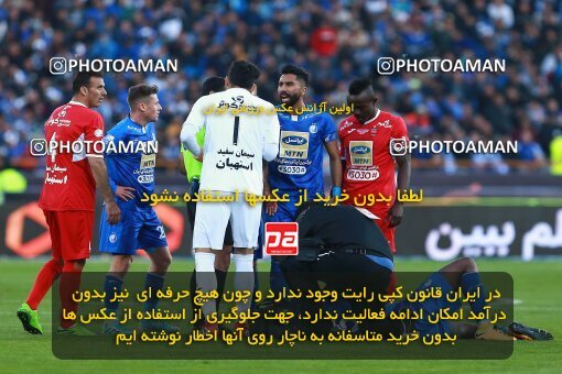 1961317, Tehran, Iran, لیگ برتر فوتبال ایران، Persian Gulf Cup، Week 25، Second Leg، Esteghlal 1 v 0 Persepolis on 2018/03/01 at Azadi Stadium