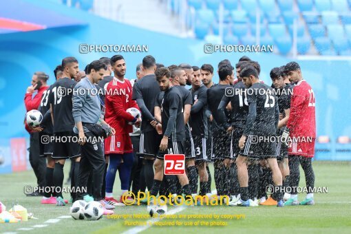 1942341, Saint Petersburg, Russia, 2018 FIFA World Cup, Iran National Football Team official training session on 2018/06/14 at ورزشگاه سن پترزبورگ