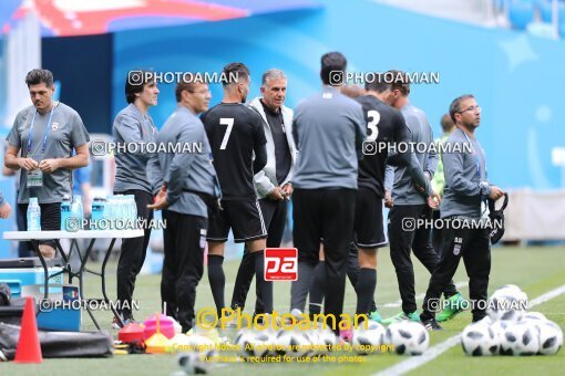 1942379, Saint Petersburg, Russia, 2018 FIFA World Cup, Iran National Football Team official training session on 2018/06/14 at ورزشگاه سن پترزبورگ