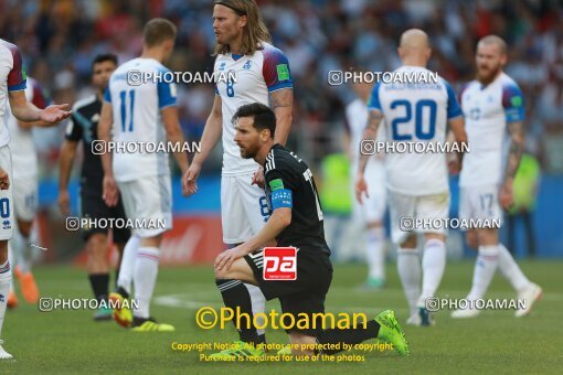 1934103, Moscow, Russia, 2018 FIFA World Cup, Group stage, Group D, Argentina 1 v 1 Iceland on 2018/06/16 at ورزشگاه اوتکریتیه آرنا