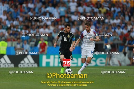 1934127, Moscow, Russia, 2018 FIFA World Cup, Group stage, Group D, Argentina 1 v 1 Iceland on 2018/06/16 at ورزشگاه اوتکریتیه آرنا