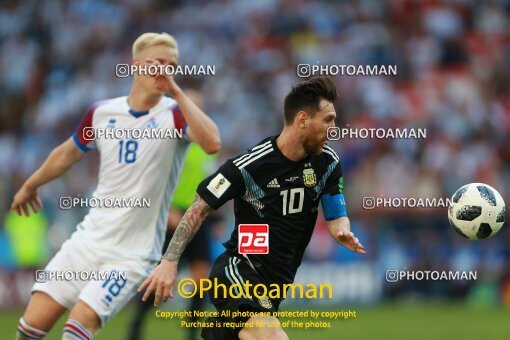 1934166, Moscow, Russia, 2018 FIFA World Cup, Group stage, Group D, Argentina 1 v 1 Iceland on 2018/06/16 at ورزشگاه اوتکریتیه آرنا