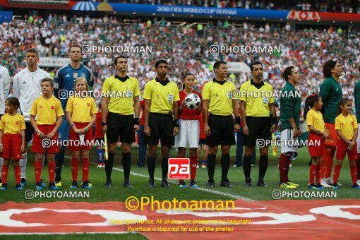 1933909, Moscow, Russia, 2018 FIFA World Cup, Group stage, Group F, Germany 0 v 1 Mexico on 2018/06/17 at ورزشگاه لوژنیکی