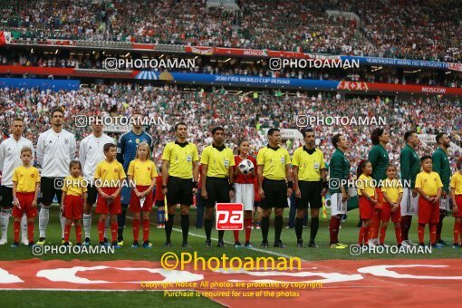 1933918, Moscow, Russia, 2018 FIFA World Cup, Group stage, Group F, Germany 0 v 1 Mexico on 2018/06/17 at ورزشگاه لوژنیکی