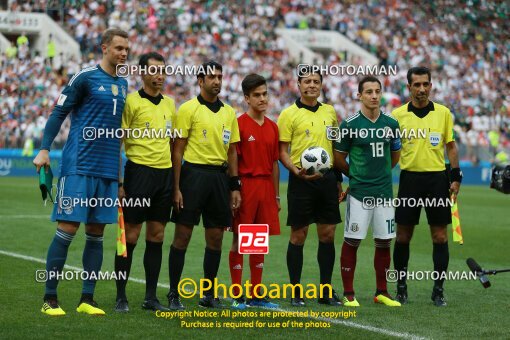 1933955, Moscow, Russia, 2018 FIFA World Cup, Group stage, Group F, Germany 0 v 1 Mexico on 2018/06/17 at ورزشگاه لوژنیکی