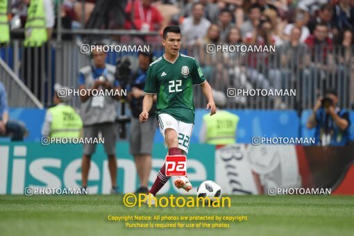 1934108, Moscow, Russia, 2018 FIFA World Cup, Group stage, Group F, Germany 0 v 1 Mexico on 2018/06/17 at ورزشگاه لوژنیکی