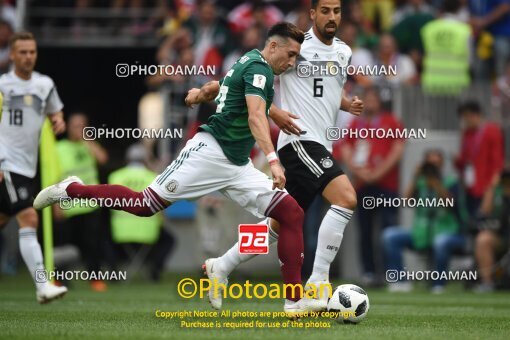 1934110, Moscow, Russia, 2018 FIFA World Cup, Group stage, Group F, Germany 0 v 1 Mexico on 2018/06/17 at ورزشگاه لوژنیکی