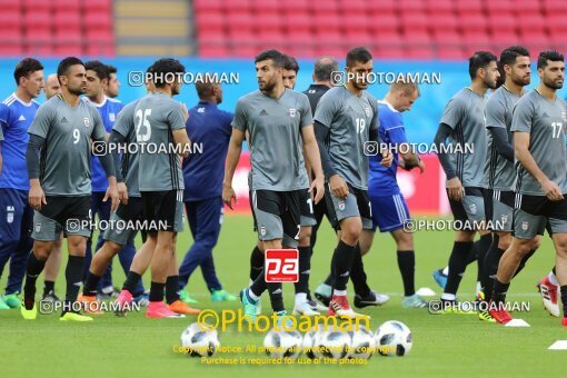 1943919, Kazan, Russia, 2018 FIFA World Cup, Iran National Football Team official training session on 2018/06/19 at Kazan Arena