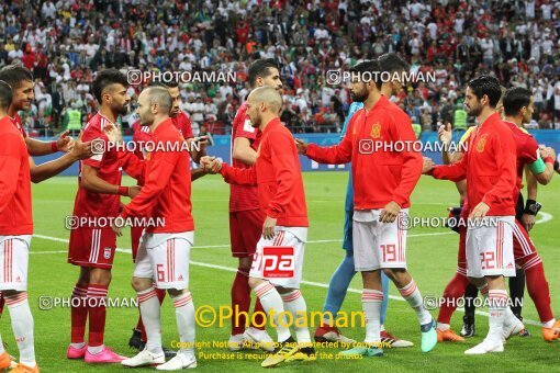 1944026, Kazan, Russia, 2018 FIFA World Cup, Group stage, Group B, Iran 0 v 1 Spain on 2018/06/20 at Kazan Arena