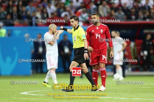 1944100, Kazan, Russia, 2018 FIFA World Cup, Group stage, Group B, Iran 0 v 1 Spain on 2018/06/20 at Kazan Arena