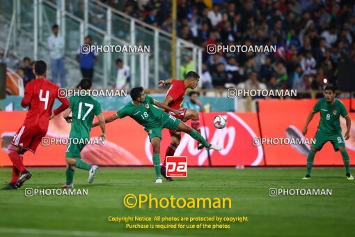 2030304, Tehran, Iran, International friendly match، Iran 2 - 1 Bolivia on 2018/10/16 at Azadi Stadium