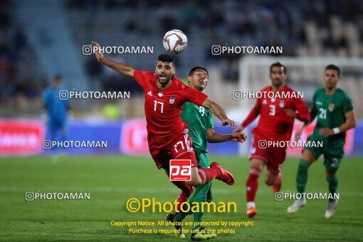 2030351, Tehran, Iran, International friendly match، Iran 2 - 1 Bolivia on 2018/10/16 at Azadi Stadium