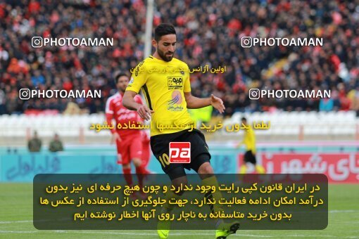 2034334, Tabriz, Iran, لیگ برتر فوتبال ایران، Persian Gulf Cup، Week 20، Second Leg، 2019/03/01، Tractor Sazi 2 - 0 Sepahan