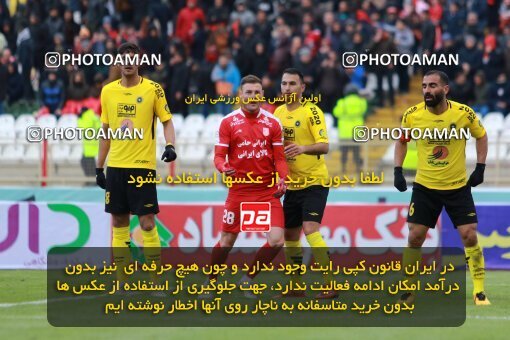2034344, Tabriz, Iran, لیگ برتر فوتبال ایران، Persian Gulf Cup، Week 20، Second Leg، 2019/03/01، Tractor Sazi 2 - 0 Sepahan