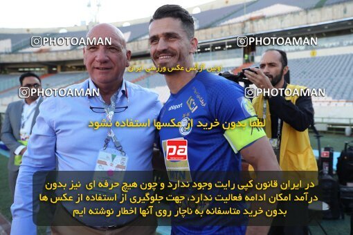 2033399, Iran Football Pro League، Persian Gulf Cup، Week 6، First Leg، 2019/10/04، Tehran، Azadi Stadium، Esteghlal 2 - ۱ Gol Gohar Sirjan