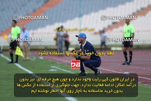 2033423, Iran Football Pro League، Persian Gulf Cup، Week 6، First Leg، 2019/10/04، Tehran، Azadi Stadium، Esteghlal 2 - ۱ Gol Gohar Sirjan