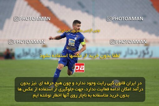 2033469, Iran Football Pro League، Persian Gulf Cup، Week 6، First Leg، 2019/10/04، Tehran، Azadi Stadium، Esteghlal 2 - ۱ Gol Gohar Sirjan