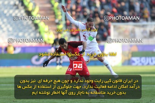1977070, Tehran, Iran, Iran Football Pro League، Persian Gulf Cup، Week 17، Second Leg، Persepolis 2 v 0 Tractor Sazi on 2020/01/26 at Azadi Stadium