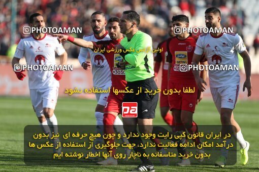 1977169, Tehran, Iran, Iran Football Pro League، Persian Gulf Cup، Week 17، Second Leg، Persepolis 2 v 0 Tractor Sazi on 2020/01/26 at Azadi Stadium